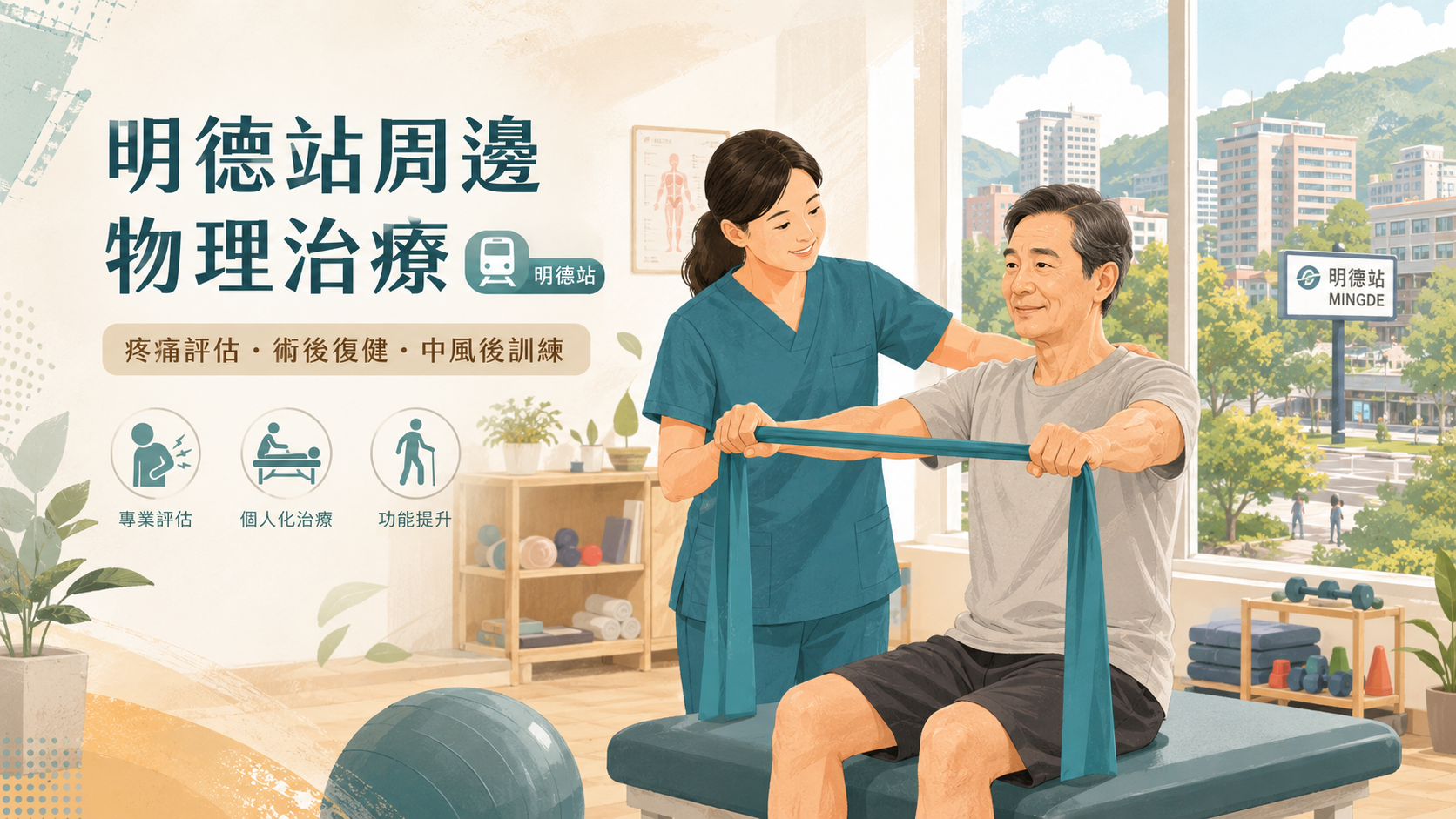 明德站周邊物理治療